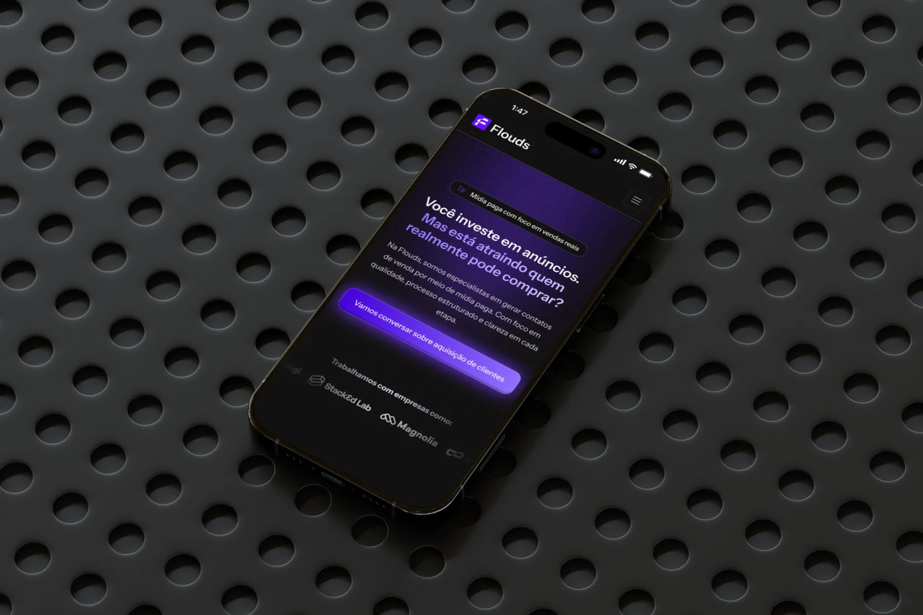 Flouds Performance Digital: Um website moderno, estratégico e focado em conversão, imagem 2