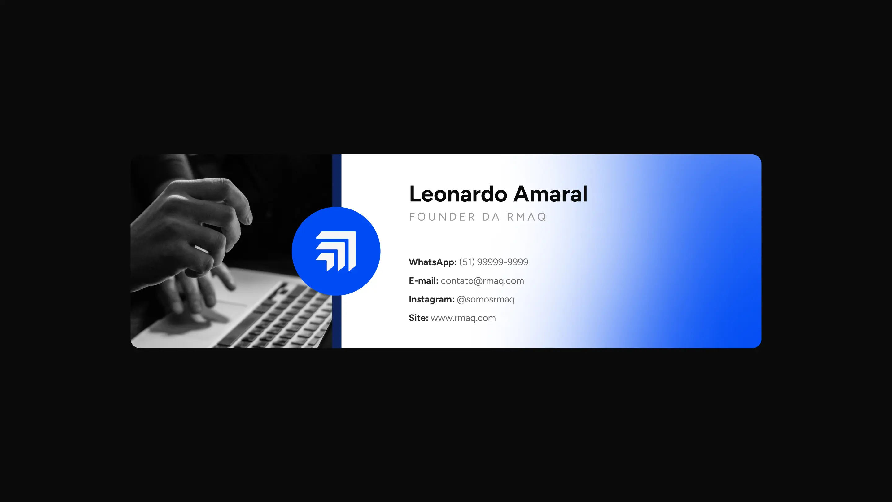 RMAQ Assessoria — A confident, professional identity built for consistency across every platform, image 2